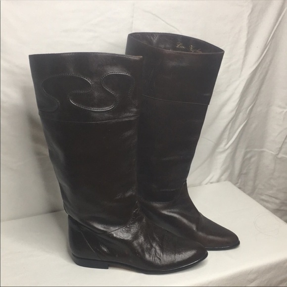 Lines Kaplan Boots in expresso brown - Picture 1 of 8